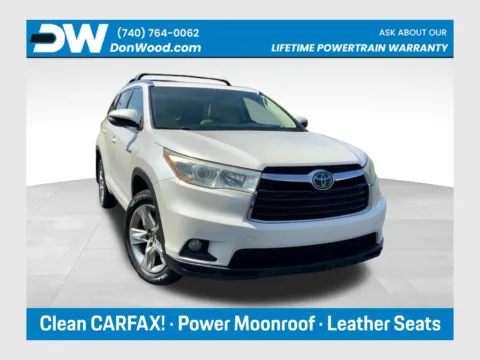 White 2016 Toyota Highlander Hybrid Limited Platinum for sale in Athens, OH