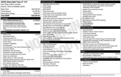 More photos of 2020 Chevrolet Trax LT at Don Wood Ford Lincoln, OH