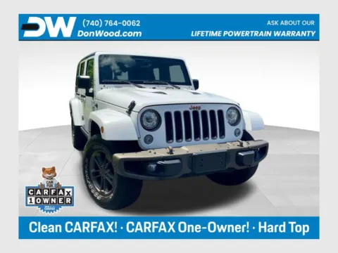 White 2017 Jeep Wrangler Unlimited Sahara for sale in Athens, OH
