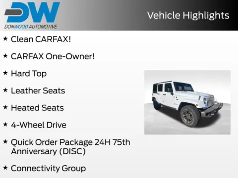 Photos of 2017 Jeep Wrangler Unlimited Sahara for sale in Athens, OH at Don Wood Ford Lincoln