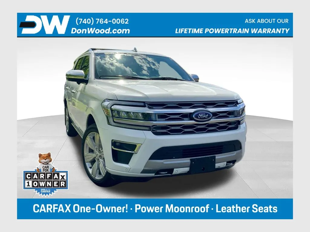 White 2023 Ford Expedition Platinum for sale in Athens, OH