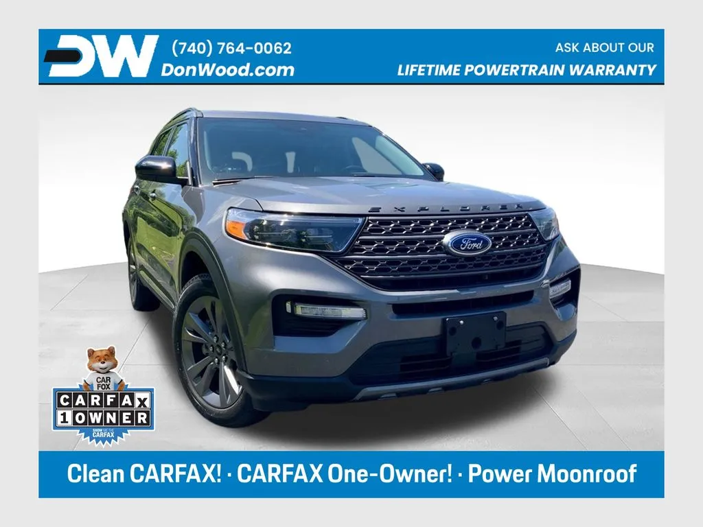 Gray 2022 Ford Explorer XLT for sale in Athens, OH