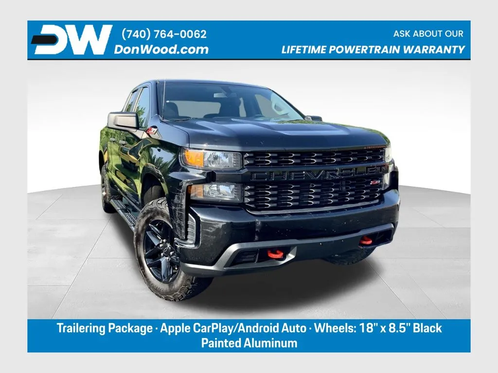 Black 2019 Chevrolet Silverado 1500 Custom Trail Boss for sale in Athens, OH