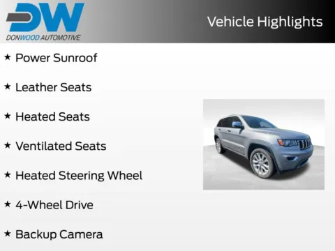 Photos of 2017 Jeep Grand Cherokee Limited for sale in Athens, OH at Don Wood Ford Lincoln