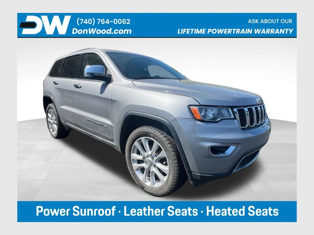 Silver 2017 Jeep Grand Cherokee Limited for sale in Athens, OH