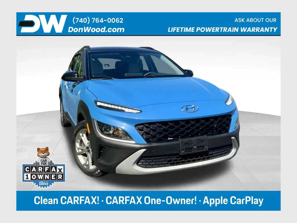 Black 2022 Hyundai Kona SEL for sale in Athens, OH