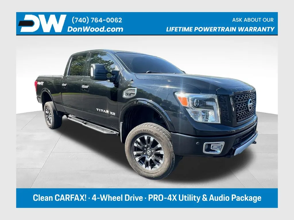 Black 2017 Nissan Titan XD PRO-4X for sale in Athens, OH