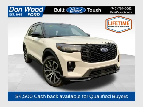 White 2026 Ford Explorer ST-Line for sale in Athens, OH
