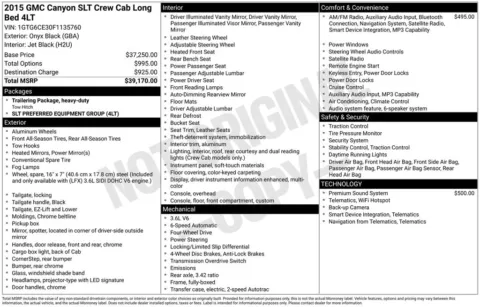 More photos of 2015 GMC Canyon SLT at Don Wood Ford Lincoln, OH
