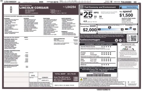 More photos of 2026 Lincoln Corsair Premiere at Don Wood Ford Lincoln, OH