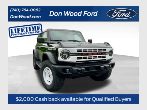 Black 2026 Ford Bronco Heritage Edition for sale in Athens, OH