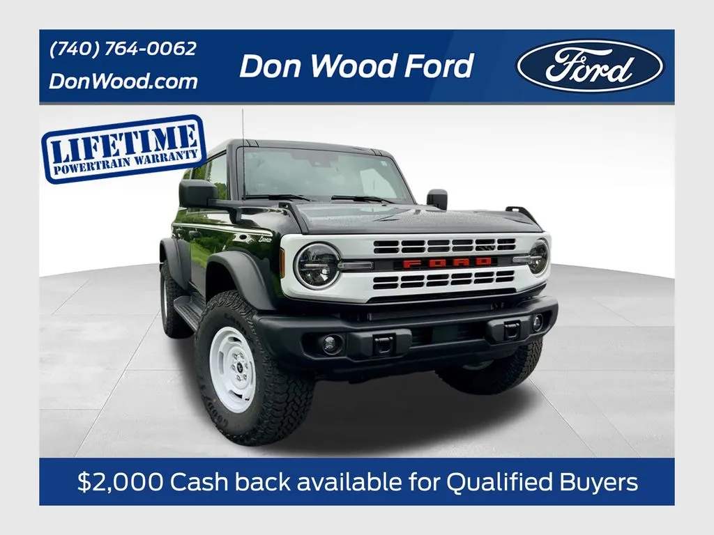 Black 2026 Ford Bronco Heritage Edition for sale in Athens, OH
