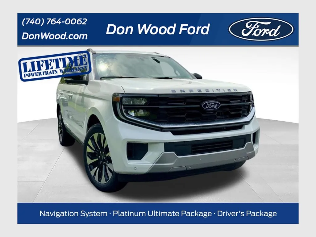 White 2025 Ford Expedition Platinum for sale in Athens, OH