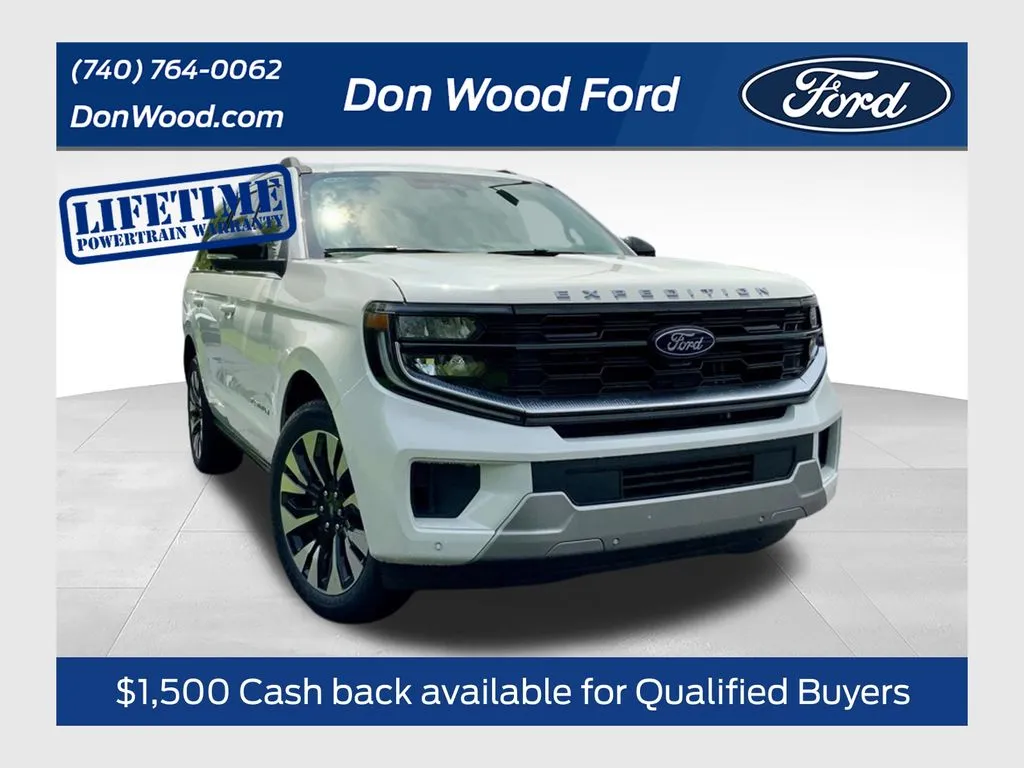 White 2025 Ford Expedition Platinum for sale in Athens, OH