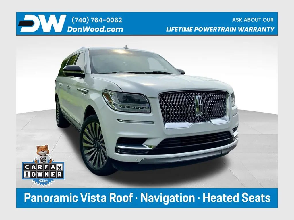 White 2021 Lincoln Navigator L Reserve for sale in Athens, OH