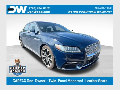 Blue 2017 Lincoln Continental Reserve for sale in Athens, OH