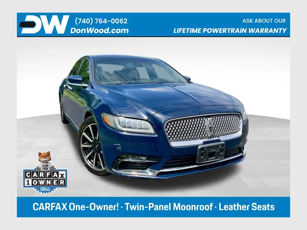 Blue 2017 Lincoln Continental Reserve for sale in Athens, OH