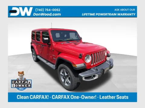 Red 2019 Jeep Wrangler Unlimited Sahara for sale in Athens, OH