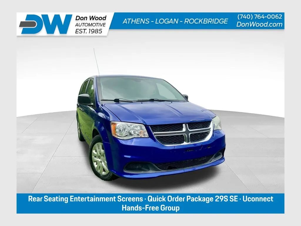 Blue 2019 Dodge Grand Caravan SE for sale in Athens, OH