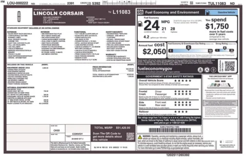 Photos of 2026 Lincoln Corsair Premiere for sale in Athens, OH at Don Wood Ford Lincoln