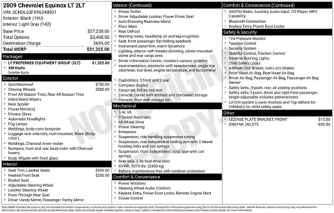 Photos of 2009 Chevrolet Equinox LT for sale in Athens, OH at Don Wood Ford Lincoln