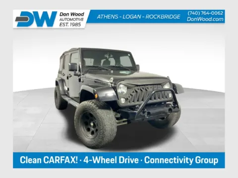 Black 2015 Jeep Wrangler Unlimited Sahara for sale in Athens, OH