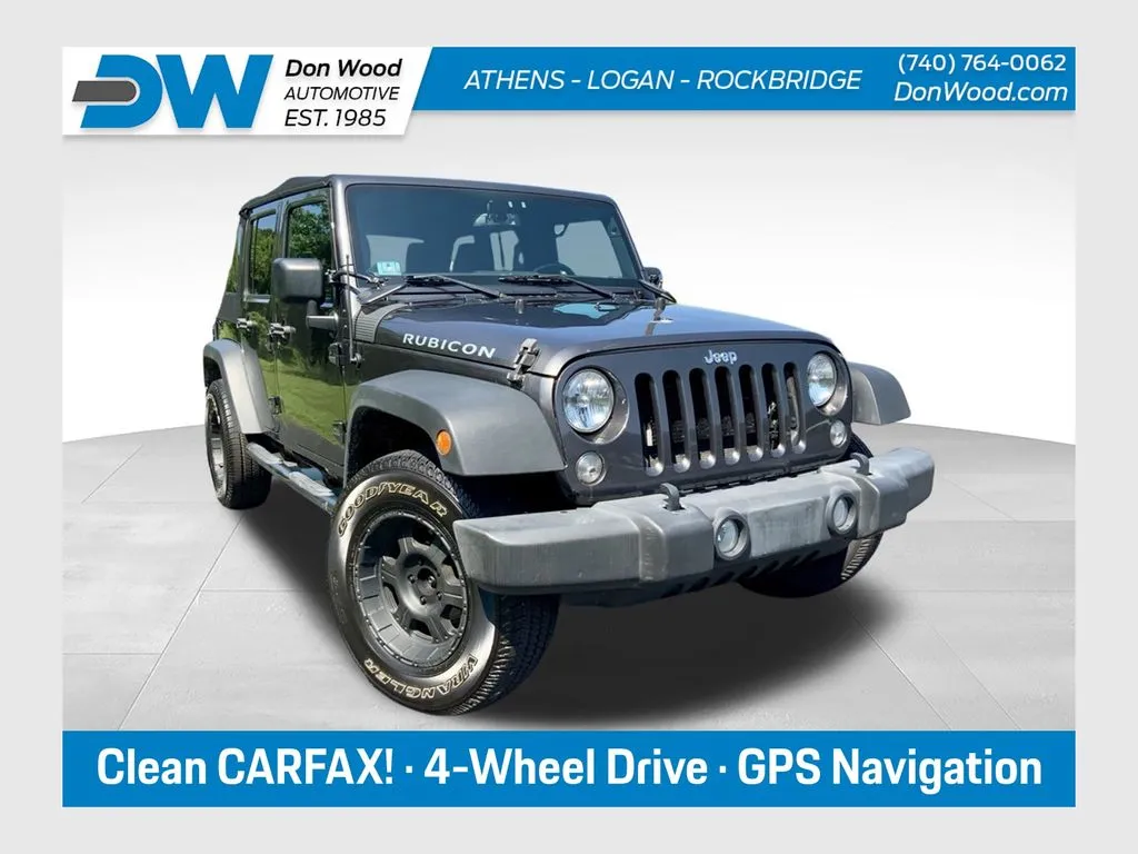Gray 2017 Jeep Wrangler Unlimited Rubicon for sale in Athens, OH