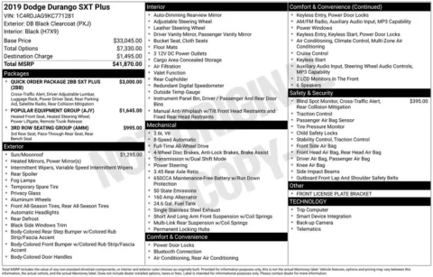 More photos of 2019 Dodge Durango SXT Plus at Don Wood Ford Lincoln, OH