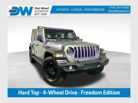 Silver 2020 Jeep Wrangler Unlimited Freedom Edition for sale in Athens, OH