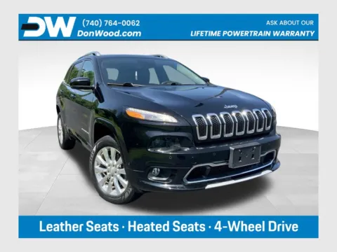 Black 2018 Jeep Cherokee Overland for sale in Athens, OH