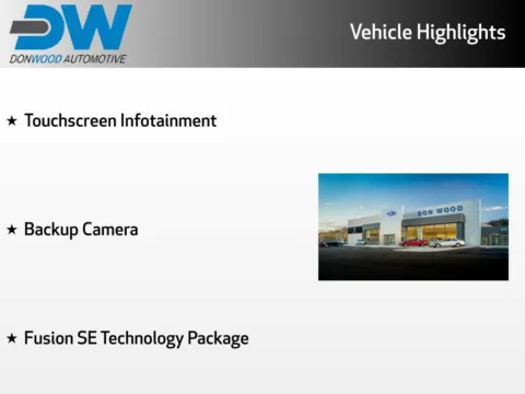 Photos of 2018 Ford Fusion SE for sale in Athens, OH at Don Wood Ford Lincoln