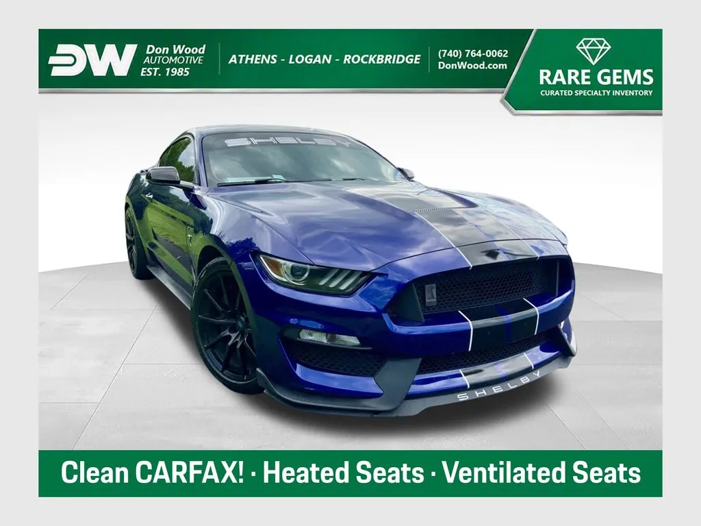 Blue 2016 Ford Mustang Shelby GT350 for sale in Athens, OH
