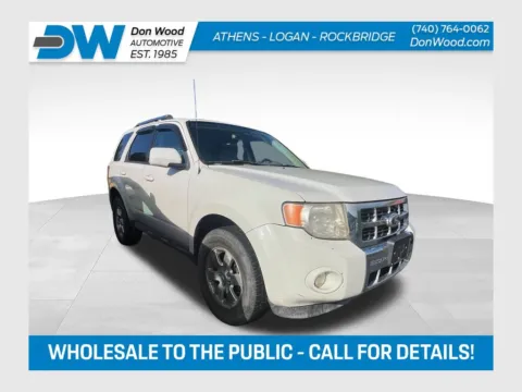 White 2010 Ford Escape Limited for sale in Athens, OH