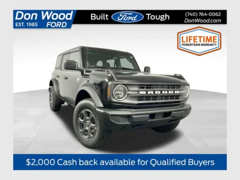 Black 2026 Ford Bronco Big Bend for sale in Athens, OH