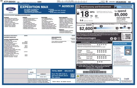 Photos of 2027 Ford Expedition Max Platinum for sale in Athens, OH at Don Wood Ford Lincoln