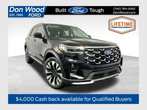 Black 2026 Ford Explorer Platinum for sale in Athens, OH