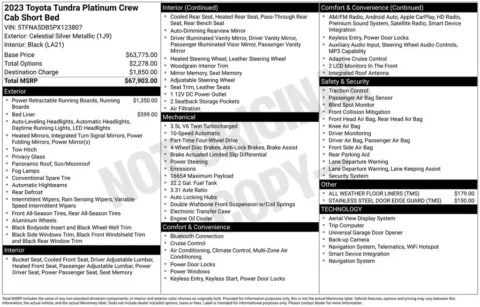 More photos of 2023 Toyota Tundra Platinum at Don Wood Ford Lincoln, OH