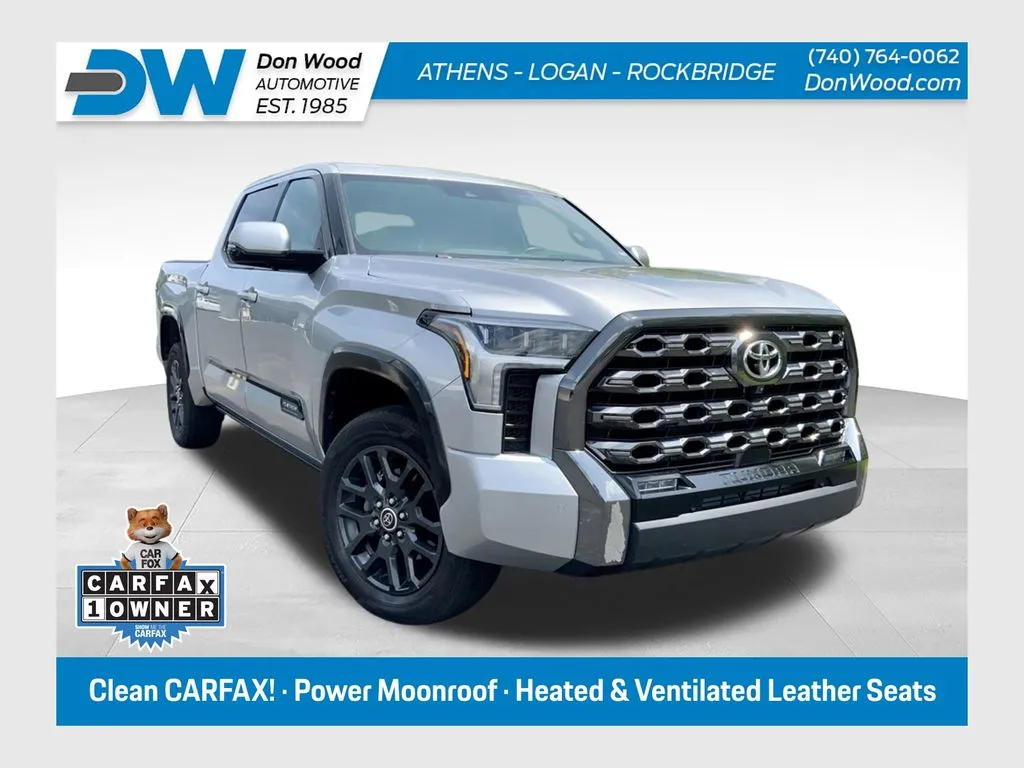 Silver 2023 Toyota Tundra Platinum for sale in Athens, OH