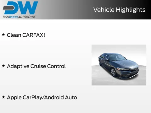 Photos of 2024 Honda Civic LX for sale in Athens, OH at Don Wood Ford Lincoln
