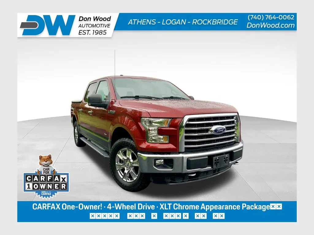 Red 2015 Ford F-150 XLT for sale in Athens, OH
