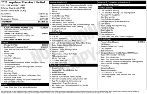 More photos of 2023 Jeep Grand Cherokee L Limited at Don Wood Ford Lincoln, OH