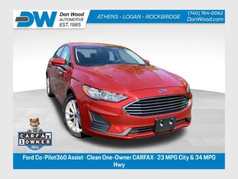 Red 2020 Ford Fusion SE for sale in Athens, OH
