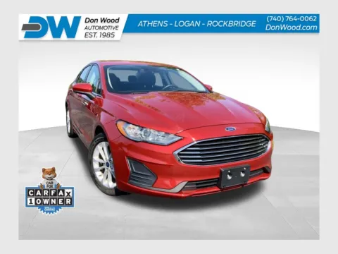 Red 2020 Ford Fusion SE for sale in Athens, OH