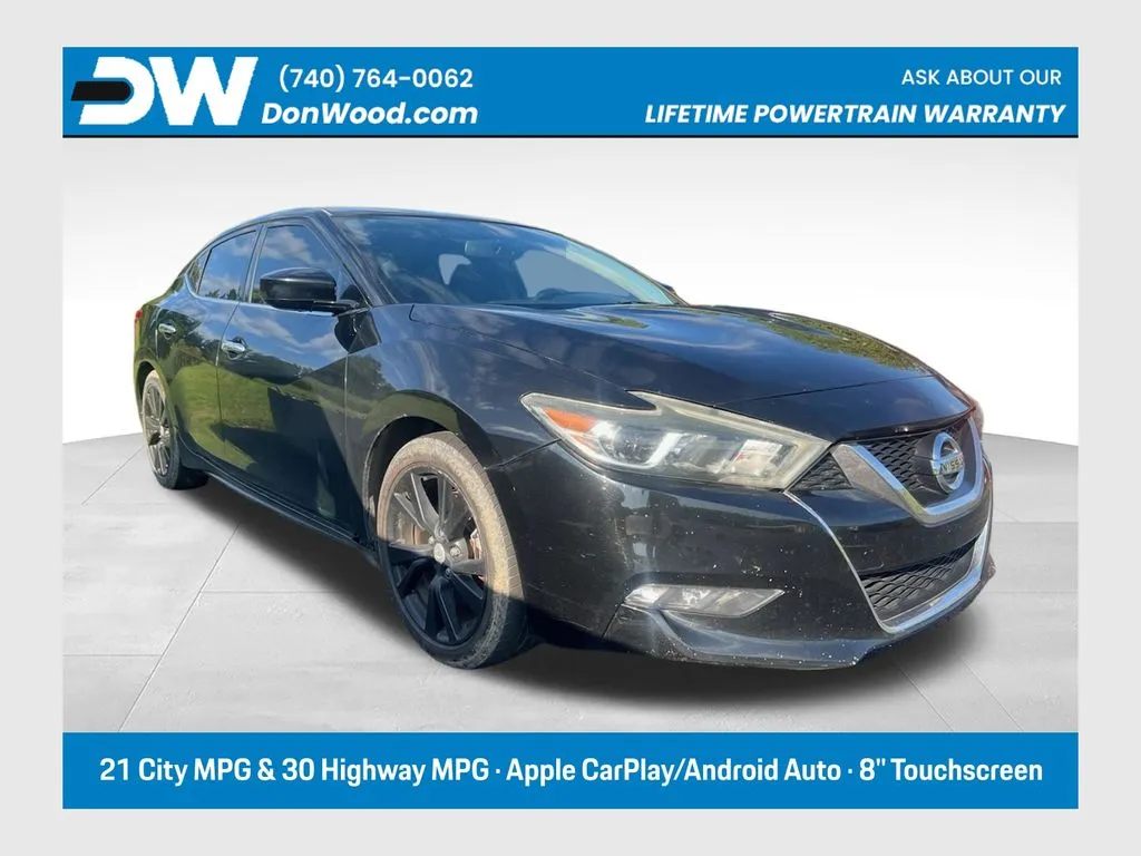 Black 2018 Nissan Maxima 3.5 S for sale in Athens, OH