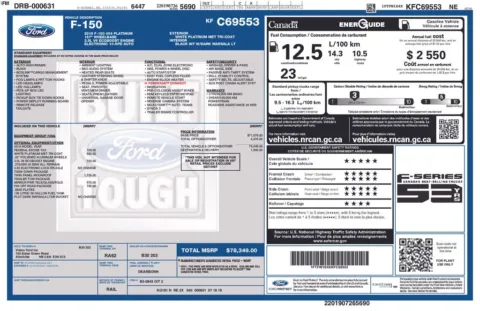 Photos of 2019 Ford F-150 Platinum for sale in Athens, OH at Don Wood Ford Lincoln