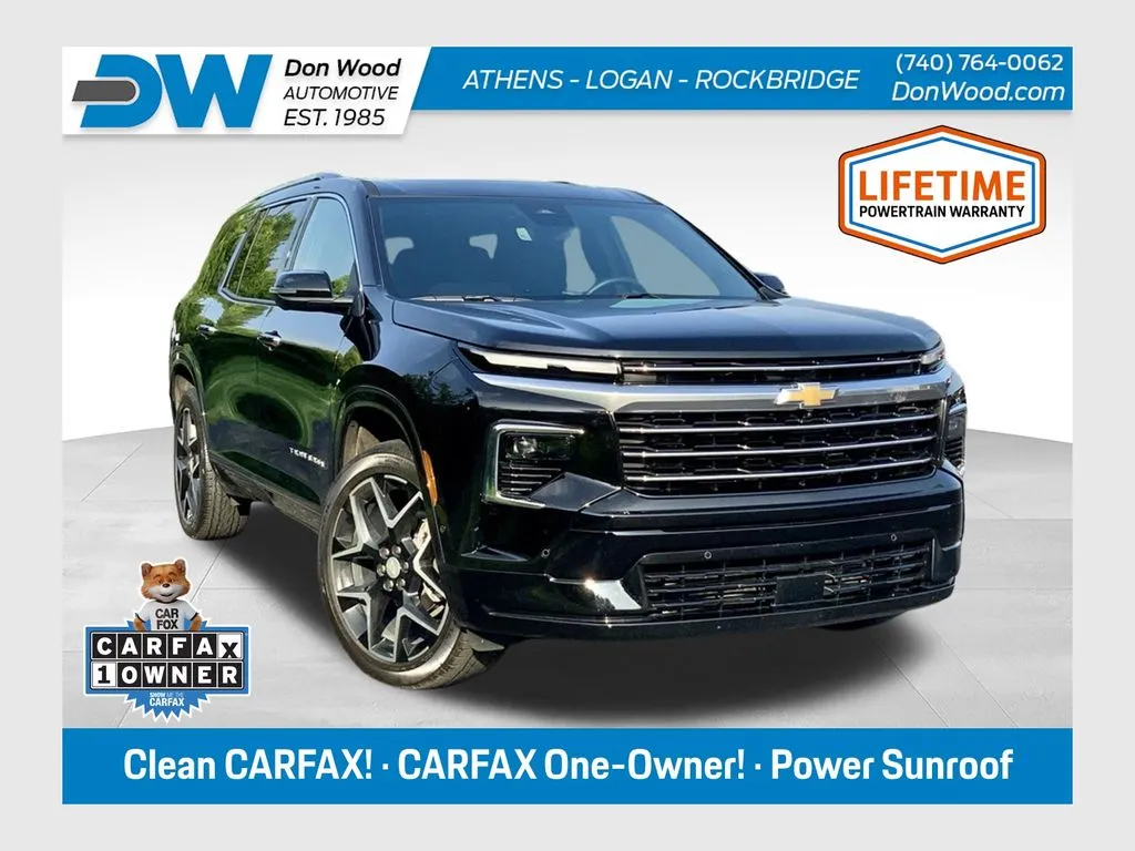 Black 2026 Chevrolet Traverse High Country for sale in Athens, OH