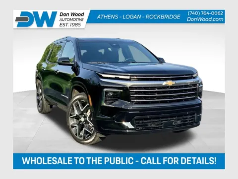 Black 2026 Chevrolet Traverse High Country for sale in Athens, OH