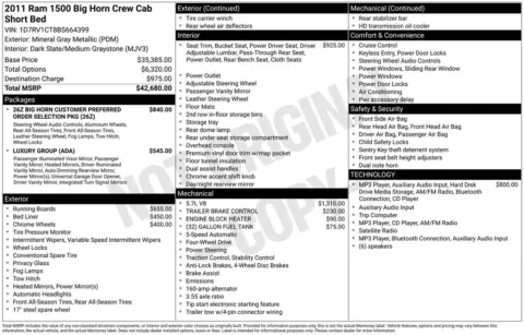 Photos of 2011 Ram 1500 Big Horn for sale in Athens, OH at Don Wood Ford Lincoln