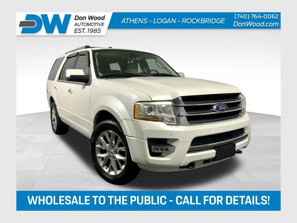 White 2015 Ford Expedition Limited for sale in Athens, OH