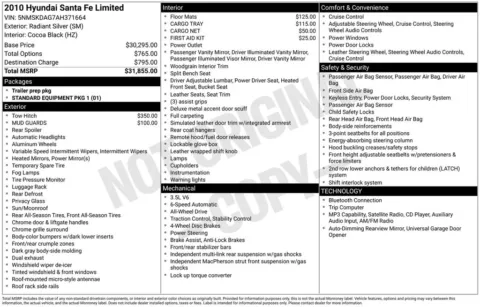 Photos of 2010 Hyundai Santa Fe Limited for sale in Athens, OH at Don Wood Ford Lincoln
